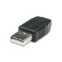 Adattatore Convertitore USB A Maschio a Mini B Femmina Nero