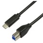 Cavo SuperSpeed USB-C&trade Maschio/USB-B Maschio 2m Nero