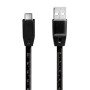 Cavo SuperSpeed USB-C&trade Maschio/USB-A Maschio con Misuratore 1m Nero