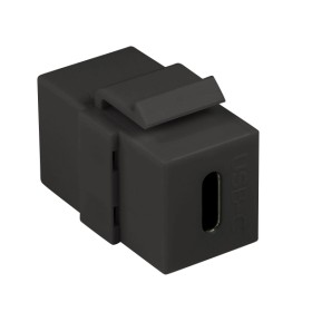 Connettore Keystone USB-C&trade F/F 17,2 mm Nero