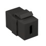 Connettore Keystone USB-C&trade F/F 17,2 mm Nero