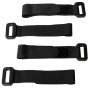 Fascette Fermacavo Nero in Velcro Set da 10 pz