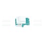Giunto Fibra LWL LC Duplex Multimodale per Keystone Acqua e Bianco