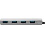 Hub USB-C&trade SuperSpeed 4 Porte Alluminio Silver
