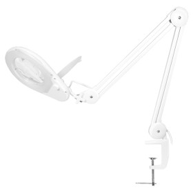 Lampada LED con Lente d'ingrandimento a 5 Diottrie Attacco a Morsetto