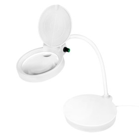Lampada LED da Tavolo con Lente d'ingrandimento a 8 e 36 Diottrie Dimmerabile