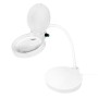 Lampada LED da Tavolo con Lente d'ingrandimento a 8 e 36 Diottrie Dimmerabile