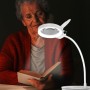 Lampada LED da Tavolo con Lente d'ingrandimento a 8 e 36 Diottrie Dimmerabile