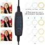 Luce LED Anello 20cm per 1/4'' Regolazione Luminosit&agrave Stand Smartphone