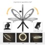 Luce LED Anello 20cm per 1/4'' Regolazione Luminosit&agrave Stand Smartphone