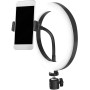 Luce LED Anello 20cm per 1/4'' Regolazione Luminosit&agrave Stand Smartphone