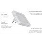 Luce Notturna LED Quadrata con Sensore Crepuscolare Bianco Caldo