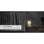 Luce Notturna LED Quadrata con Sensore Crepuscolare Bianco Caldo