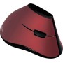 Mouse Verticale Ottico Ergonomico Wireless 1200dpi Rosso