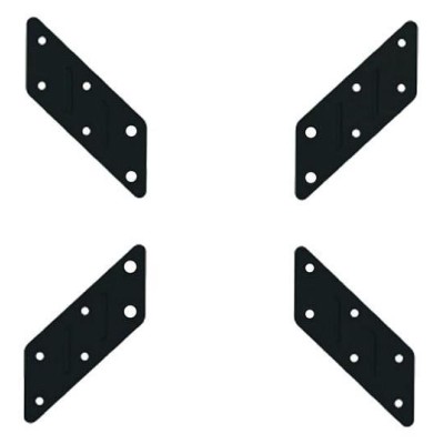 Adattatore per Supporto VESA da 200x200 a 400x400 Nero