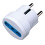 Adattatore spina Schuko a presa 10/16A Bianco