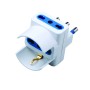 Adattatore Triplo Schuko Spina 2P+T Presa 2P+T 16A