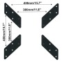 Adattatore per Supporto VESA da 200x200 a 400x400 Nero