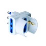 Adattatore Triplo Schuko Spina 2P+T Presa 2P+T 16A