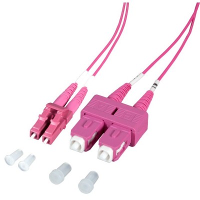 Cavo Fibra Ottica Multimodale OM4 SC/LC 50/125 1 m