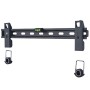 Staffa Muro Fissa Slim con Distanziali TV LED LCD 40-65'' Nero