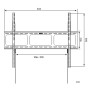 Supporto a Muro per TV LED LCD 42-80'' Ultra Slim fisso H600mm