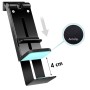 Supporto Porta Smartphone 4,76,9'' con Rotazione 360&deg Nero