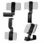 Supporto Porta Smartphone 4,76,9'' con Rotazione 360&deg Nero