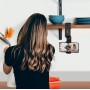 Supporto Porta Smartphone 4,76,9'' con Rotazione 360&deg Nero
