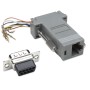 Adattatore Modulare DB 9p. M / RJ45 8 fili