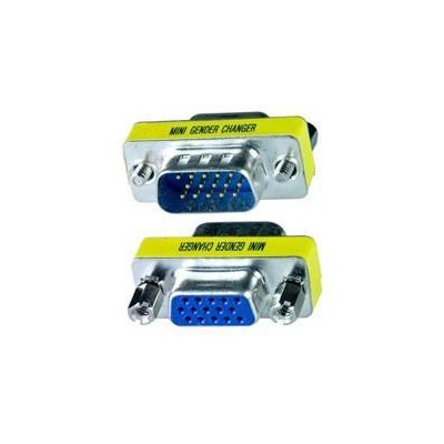 Mini Gender Changer VGA DB 15 poli HD M/F