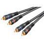 Cavo Audio 2RCA M/M 5 mt Alta qualit&agrave