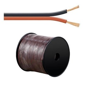 Cavo Audio per diffusori acustici Rosso/Nero 0,75 mm² matassa 100mt