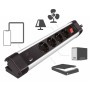 Presa Multipla a 4 vie con Presa USB-C&trade PD e USB-A QC per la Ricarica Veloce