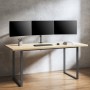 Supporto da Scrivania per 3 Monitor 13-27'' con Morsetto
