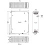 Alimentatore su Guida DIN 48V 2,5A 120W