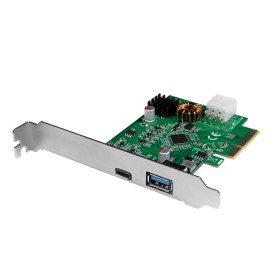 Scheda PCI Express USB 3.2 Gen2x1, 1x USB-C&trade PD 3.0 e 1x USB 3.0