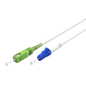 Cavo in Fibra Ottica FTTH Monomodale SC-APC (8&deg)/LC-UPC OS2 9/125 Simplex 15m