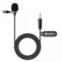 Microfono Lavalier Condensatore Omnidirezionale 3.5mm Adattatore PC
