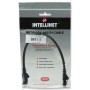 Cavo di rete Patch in Rame Cat. 6A Nero UTP 0,5 mt