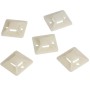 Supporto Autoadesivo 19x19mm per Fascette 100 Pz Beige