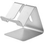 Supporto in Alluminio per Smartphone e Tablet Universale Silver