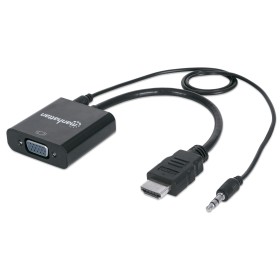 Cavo Convertitore da HDMI a VGA con Audio e MicroUsb 30cm Nero