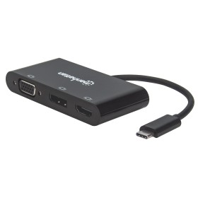 Convertitore Audio Video USB-C&trade Multiporta - Hub MST HDMI DP VGA