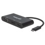 Convertitore Audio Video USB-C&trade Multiporta - Hub MST HDMI DP VGA