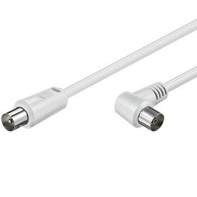 Cavo Antenna TV M/F 1,5 mt  angolato 90&deg