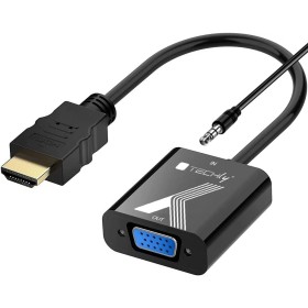 Cavo Convertitore Adattatore da HDMI&trade a VGA 1920x1200 a 60Hz con Audio 3.5''