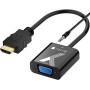 Cavo Convertitore Adattatore da HDMI&trade a VGA 1920x1200 a 60Hz con Audio 3.5''