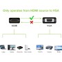 Cavo Convertitore Adattatore da HDMI&trade a VGA 1920x1200 a 60Hz con Audio 3.5''