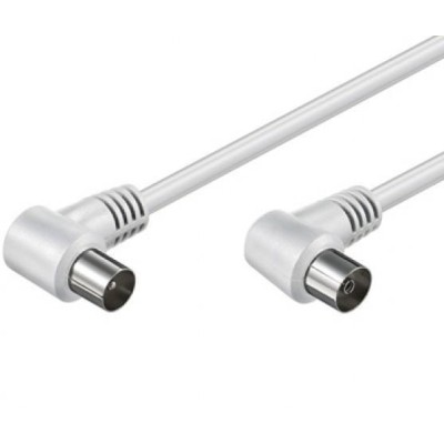 Cavo Antenna TV M/F 1,5 mt  angolato 90&deg